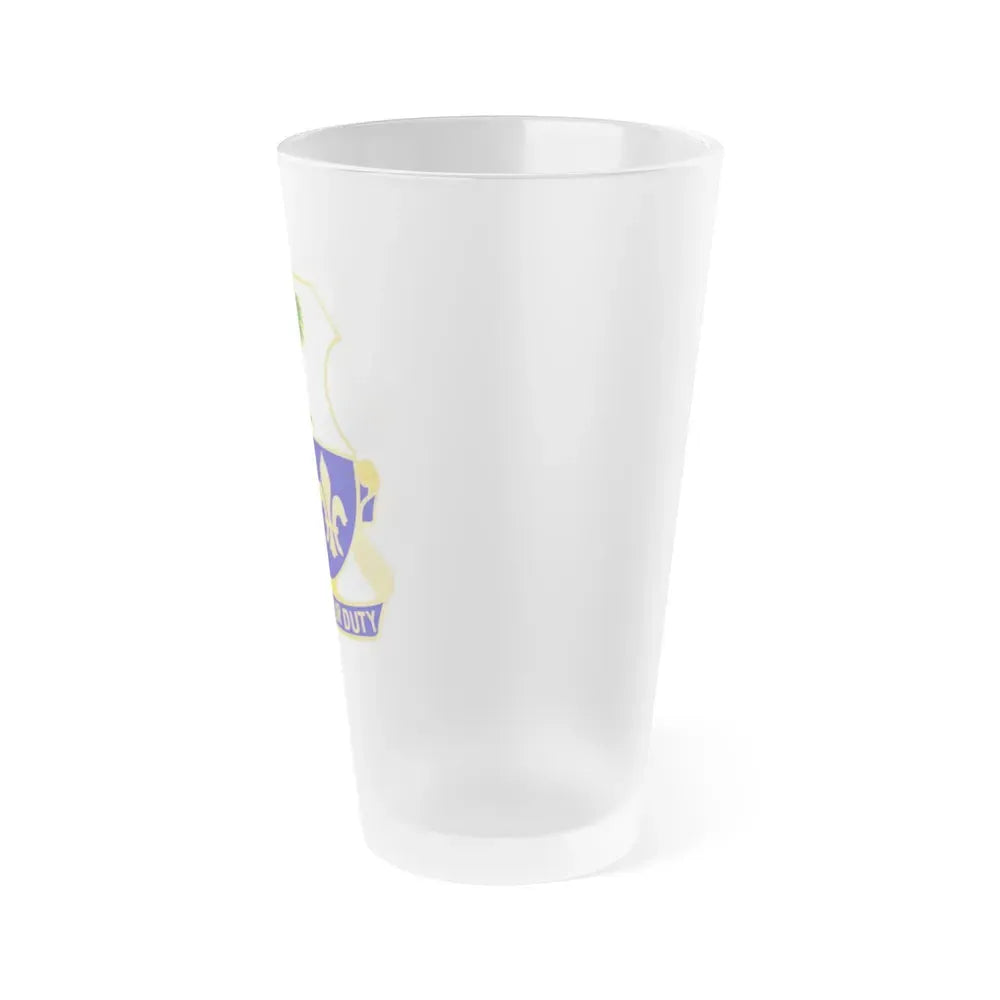 163rd Infantry Regiment (U.S. Army) Frosted Pint Glass 16oz - Go Mug Yourself