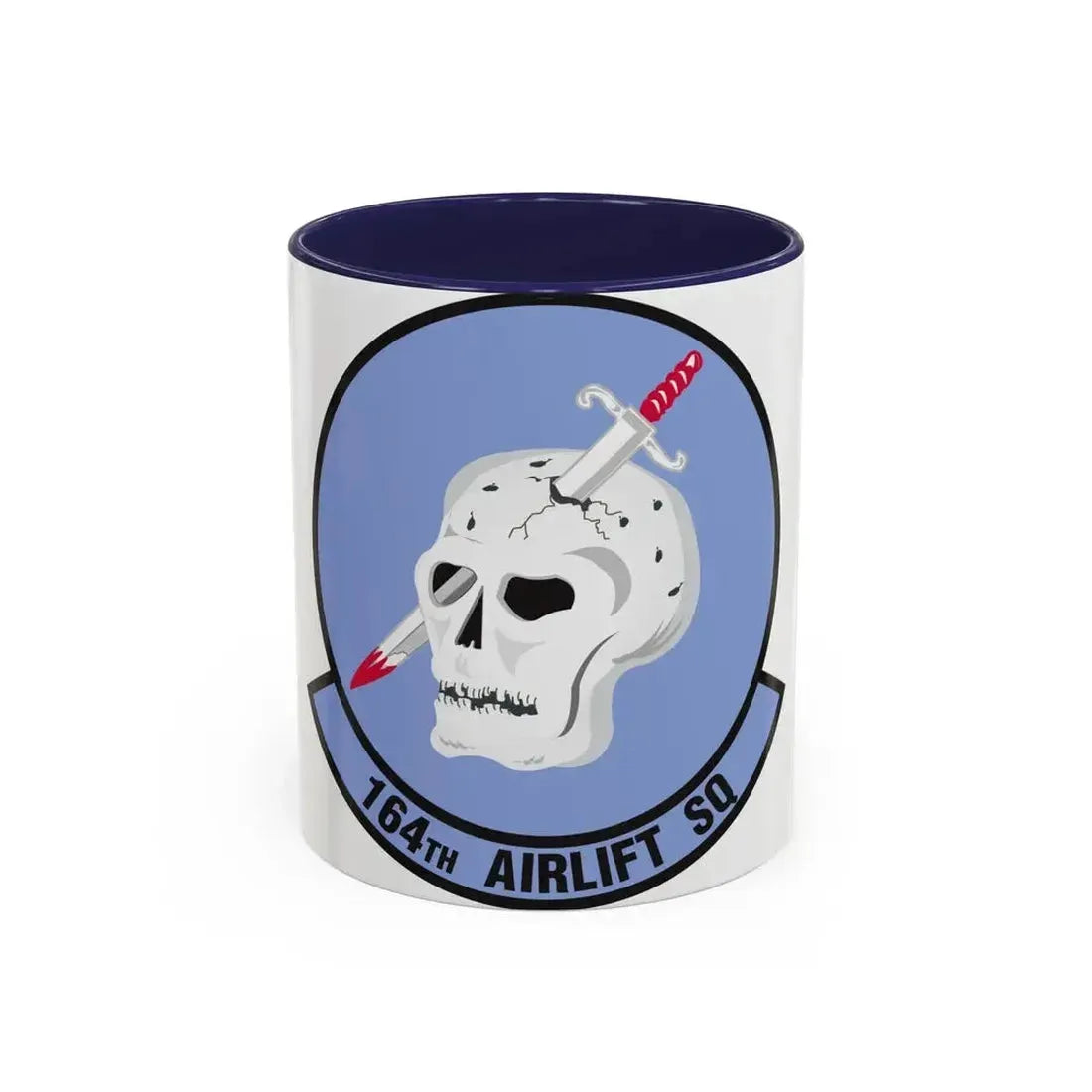 164 Airlift Squadron (U.S. Air Force) Accent Coffee Mug 11oz Navy - Go Mug Yourself