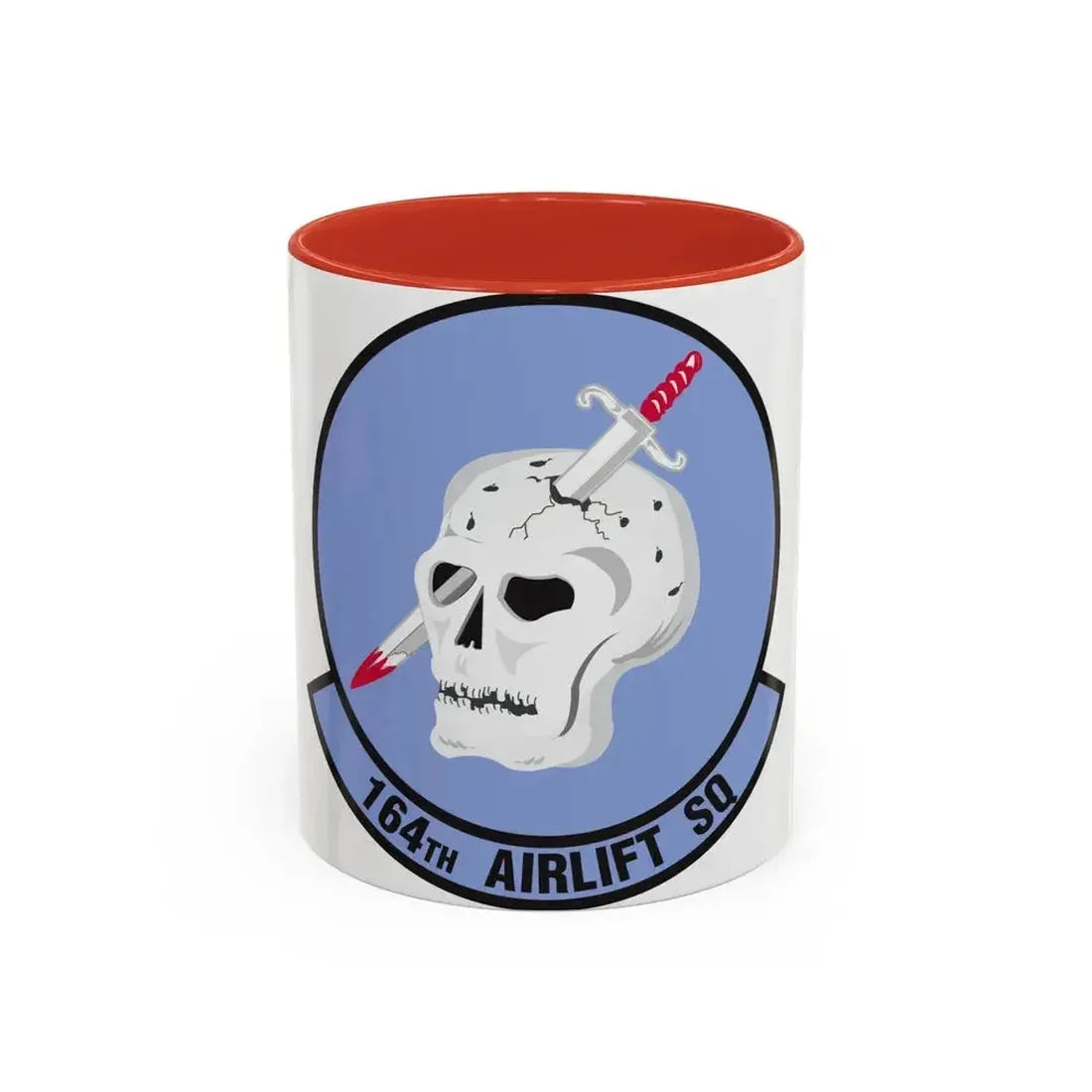 164 Airlift Squadron (U.S. Air Force) Accent Coffee Mug 11oz Red - Go Mug Yourself