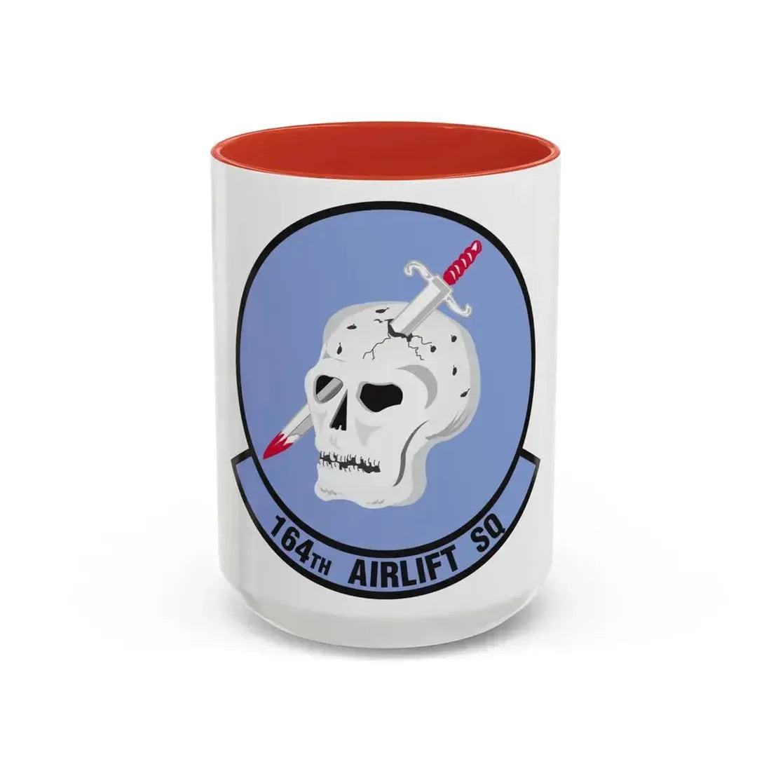 164 Airlift Squadron (U.S. Air Force) Accent Coffee Mug 15oz Red - Go Mug Yourself