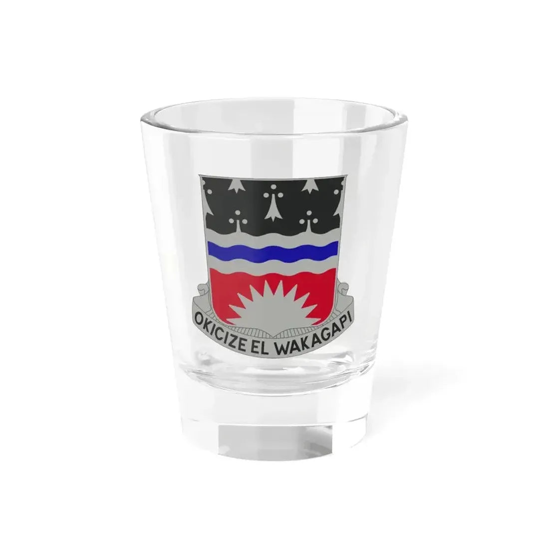 164 Engineer Battalion (U.S. Army) Shot Glass 1.5oz 1.5oz - Go Mug Yourself