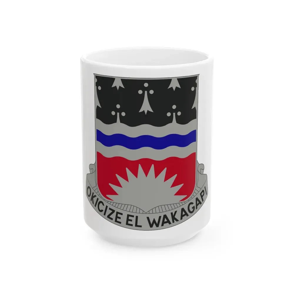 164 Engineer Battalion (U.S. Army) White Coffee Mug 15oz - Go Mug Yourself