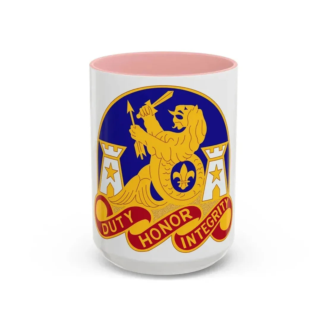 164 Engineer Group (U.S. Army) Accent Coffee Mug 15oz Pink - Go Mug Yourself