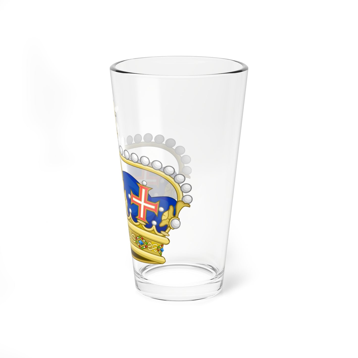 Corona di principe ereditario italiano (Italy) (Coat of Arms) Pint Glass 16oz