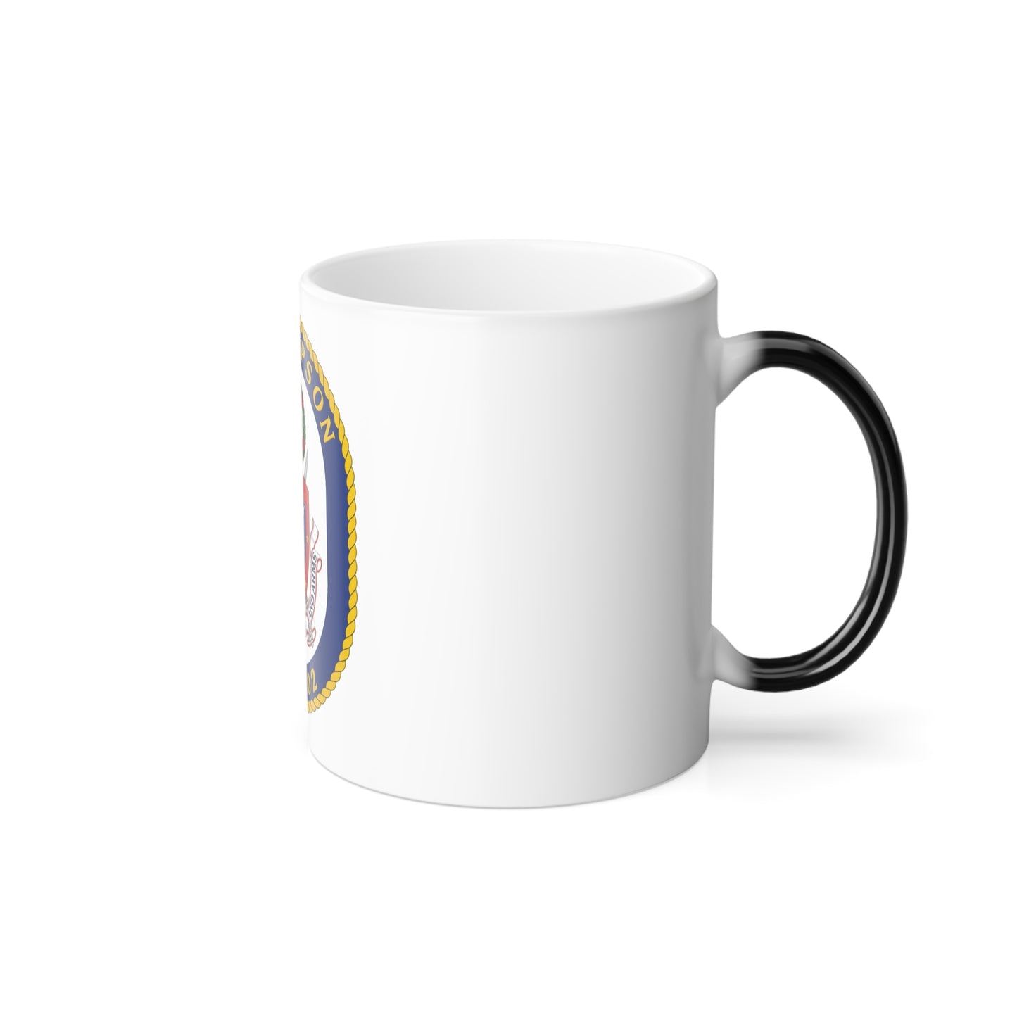 USS Sampson DDG 102 Crest (U.S. Navy) Color Changing Mug 11oz