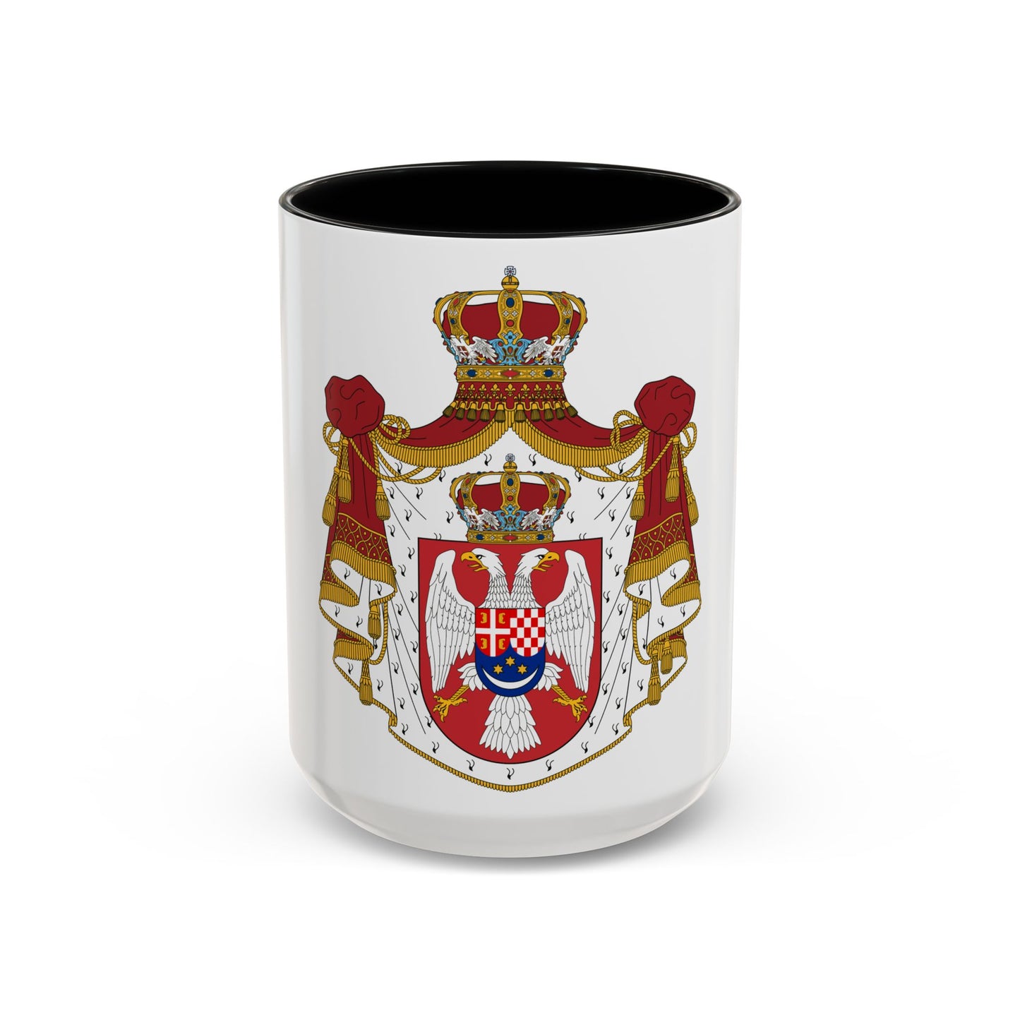 Coat of arms of the Kingdom of Yugoslavia - Accent Coffee Mug