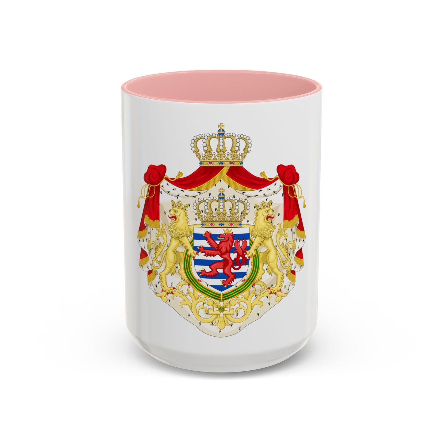 Greater coat of arms of the grand-duchy of Luxembourg 2 - Accent Coffee Mug