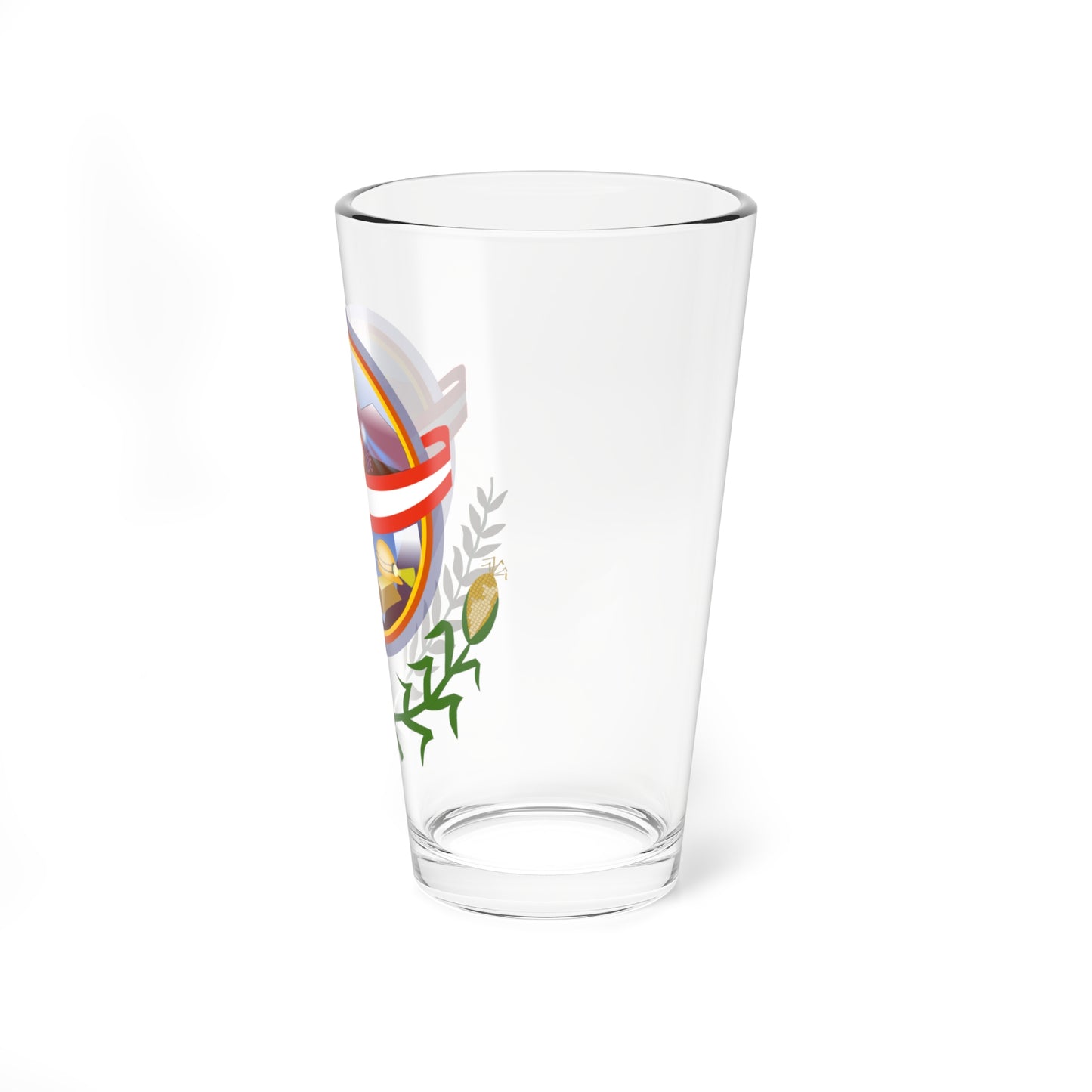 Escudo de Yanaquihua SVG (Peru) (Coat of Arms) Pint Glass 16oz