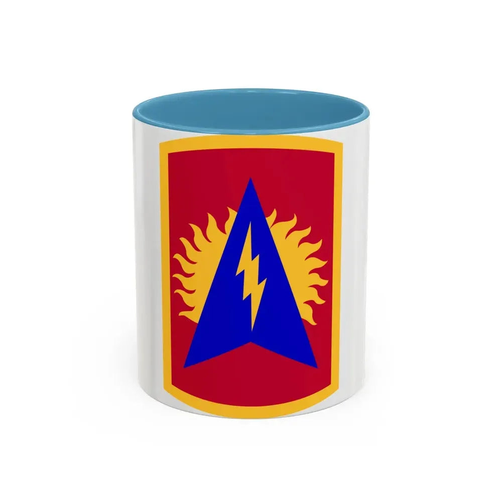 164th Air Defense Artillery Brigade (U.S. Army) Accent Coffee Mug 11oz Light Blue - Go Mug Yourself