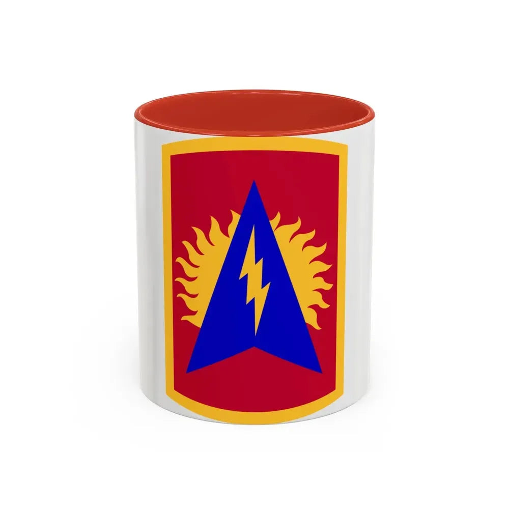 164th Air Defense Artillery Brigade (U.S. Army) Accent Coffee Mug 11oz Red - Go Mug Yourself