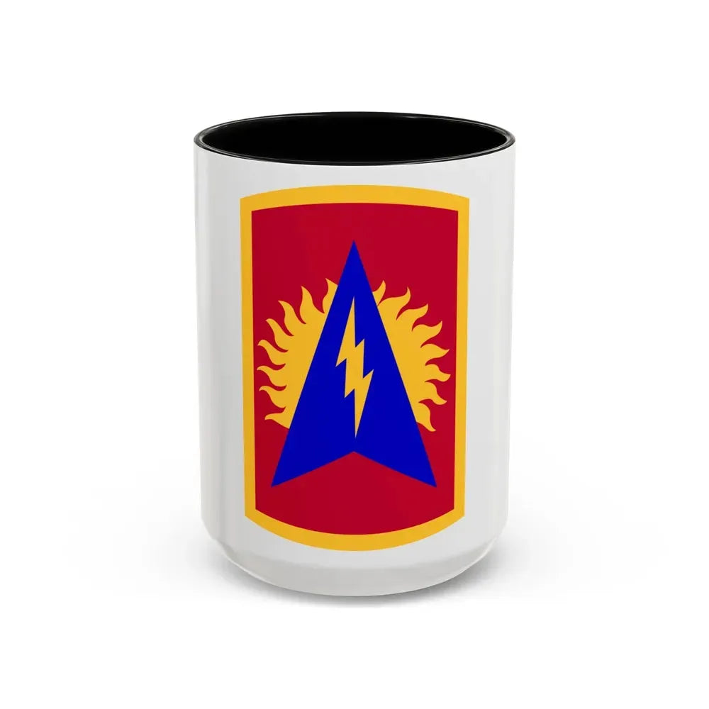 164th Air Defense Artillery Brigade (U.S. Army) Accent Coffee Mug 15oz Black - Go Mug Yourself