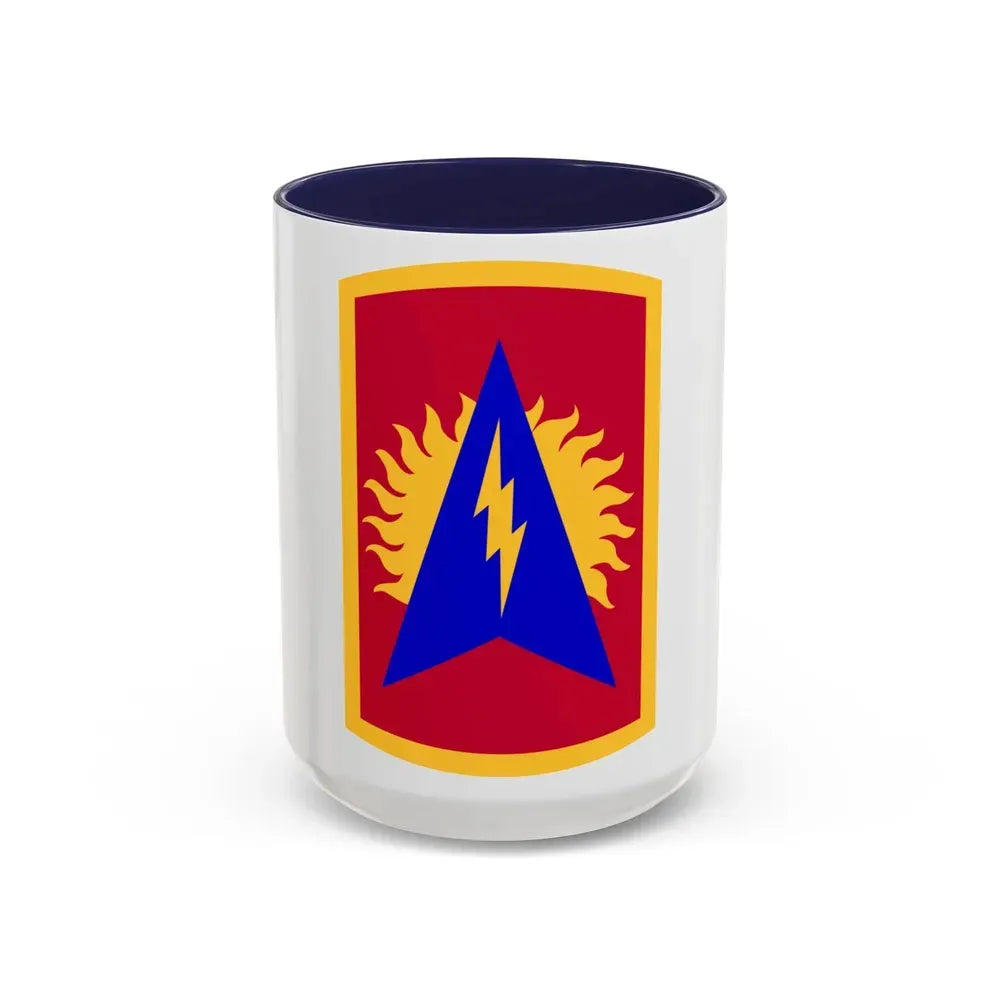 164th Air Defense Artillery Brigade (U.S. Army) Accent Coffee Mug 15oz Navy - Go Mug Yourself