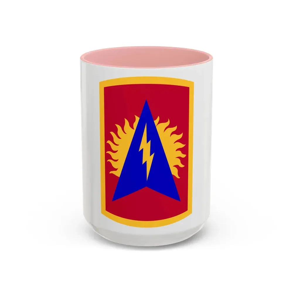 164th Air Defense Artillery Brigade (U.S. Army) Accent Coffee Mug 15oz Pink - Go Mug Yourself