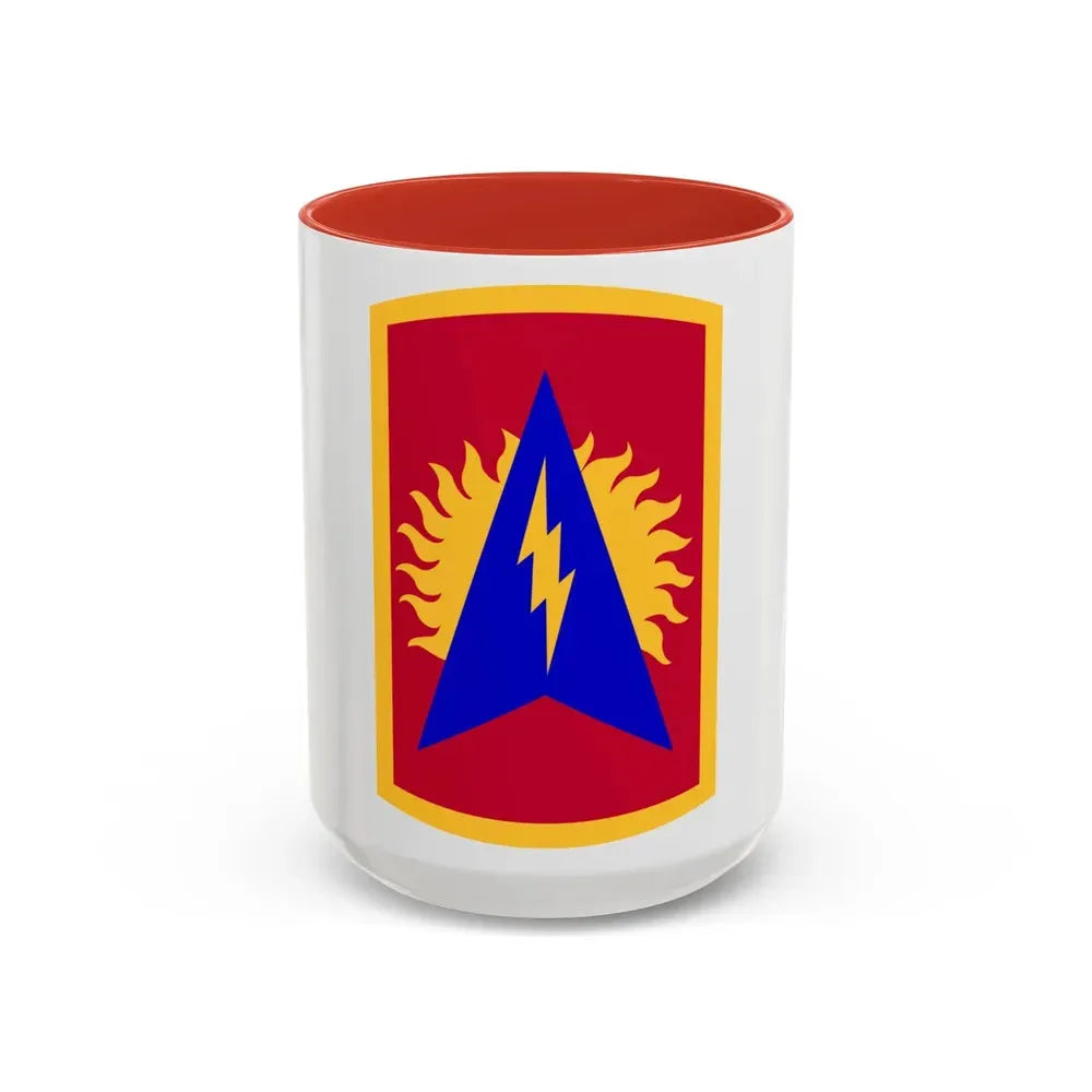 164th Air Defense Artillery Brigade (U.S. Army) Accent Coffee Mug 15oz Red - Go Mug Yourself