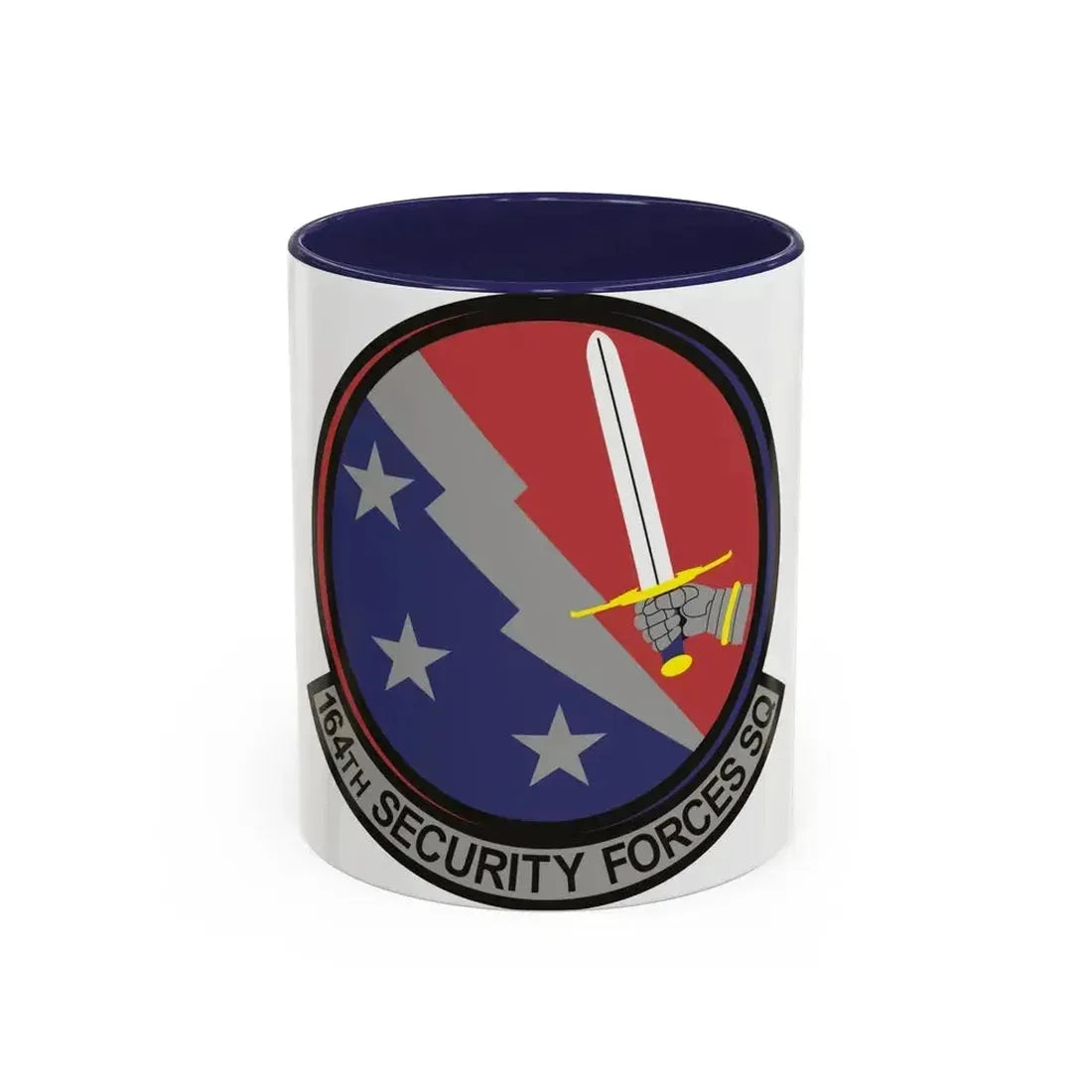 164th Security Forces Squadron (U.S. Air Force) Accent Coffee Mug 11oz Navy - Go Mug Yourself