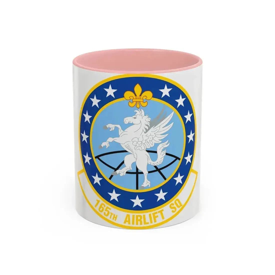 165 Airlift Squadron (U.S. Air Force) Accent Coffee Mug 11oz Pink - Go Mug Yourself
