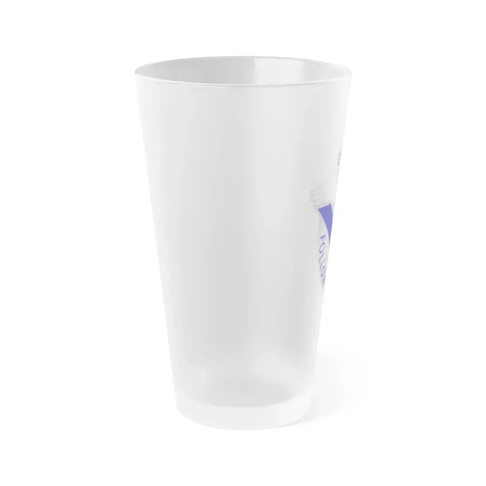 165 Aviation Group (U.S. Army) Frosted Pint Glass 16oz - Go Mug Yourself