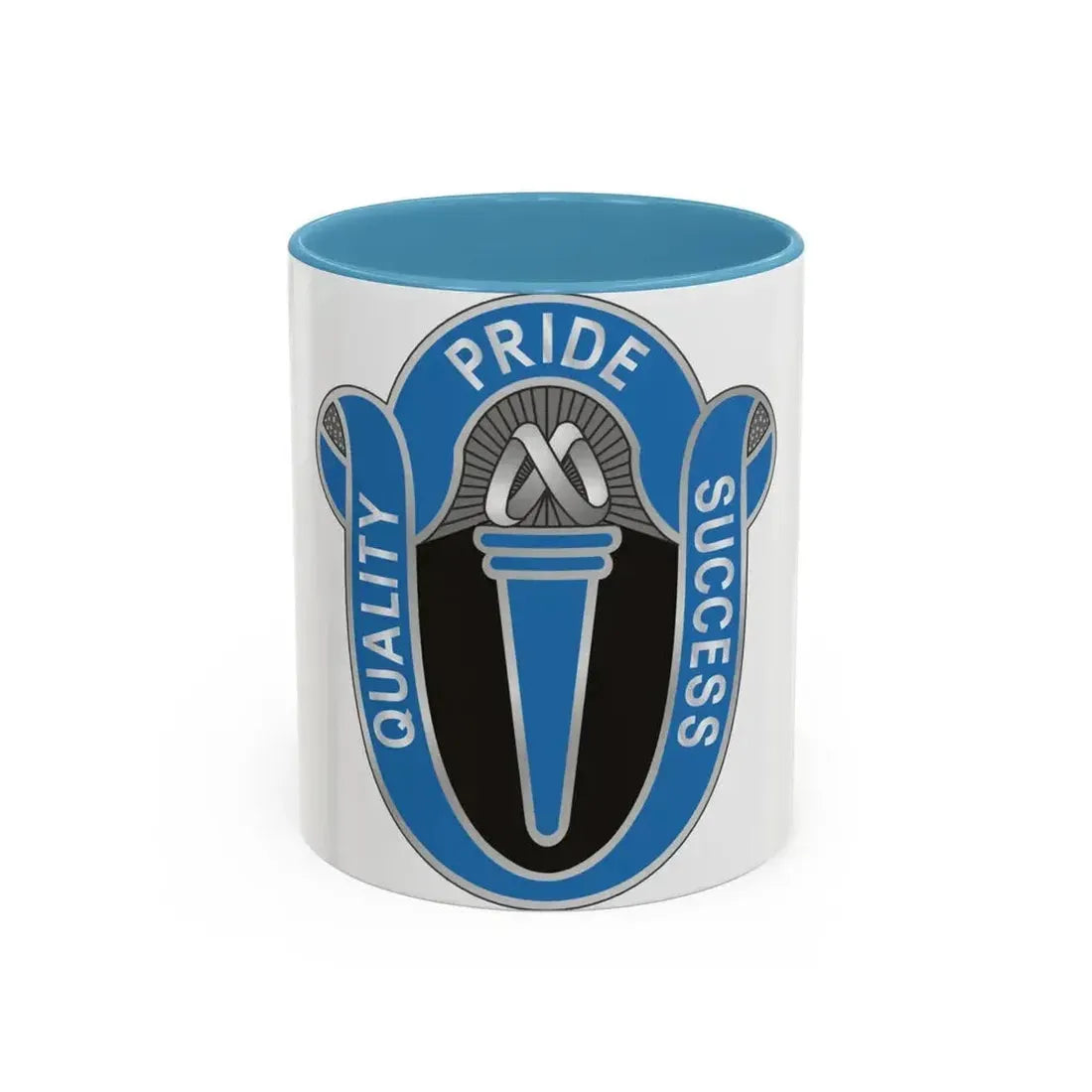 165 Military Intelligence Battalion (U.S. Army) Accent Coffee Mug 11oz Light Blue - Go Mug Yourself