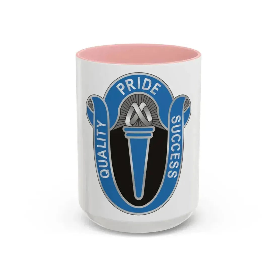 165 Military Intelligence Battalion (U.S. Army) Accent Coffee Mug 15oz Pink - Go Mug Yourself