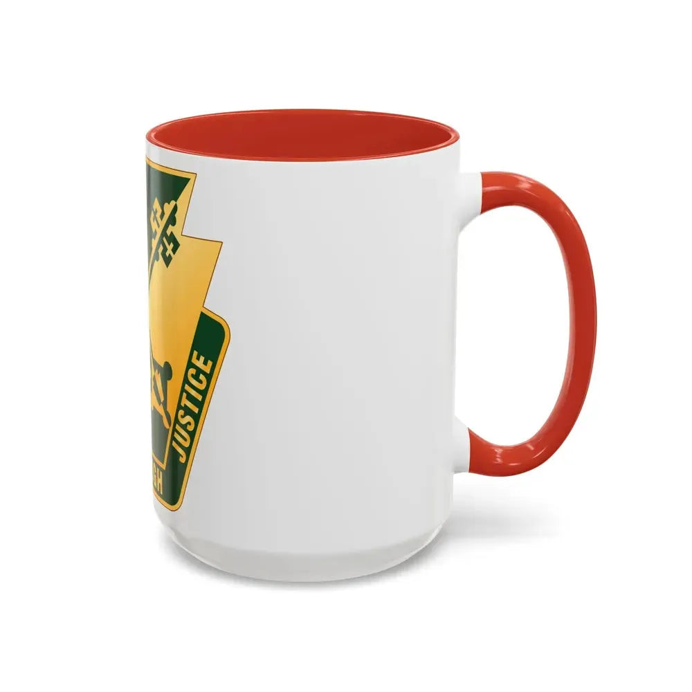 165 Military Police Pennsylvania National Guard (U.S. Army) Accent Coffee Mug - Go Mug Yourself