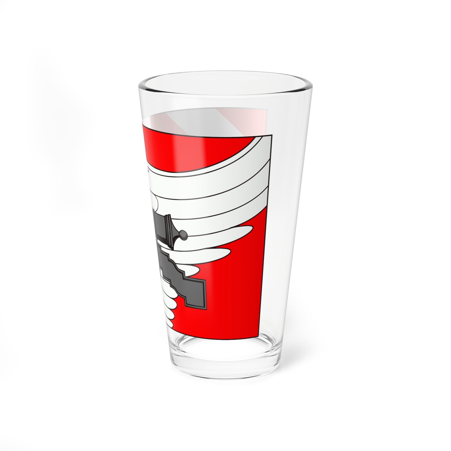 Flag Romanovka Leningrad oblast (Russia) Pint Glass 16oz