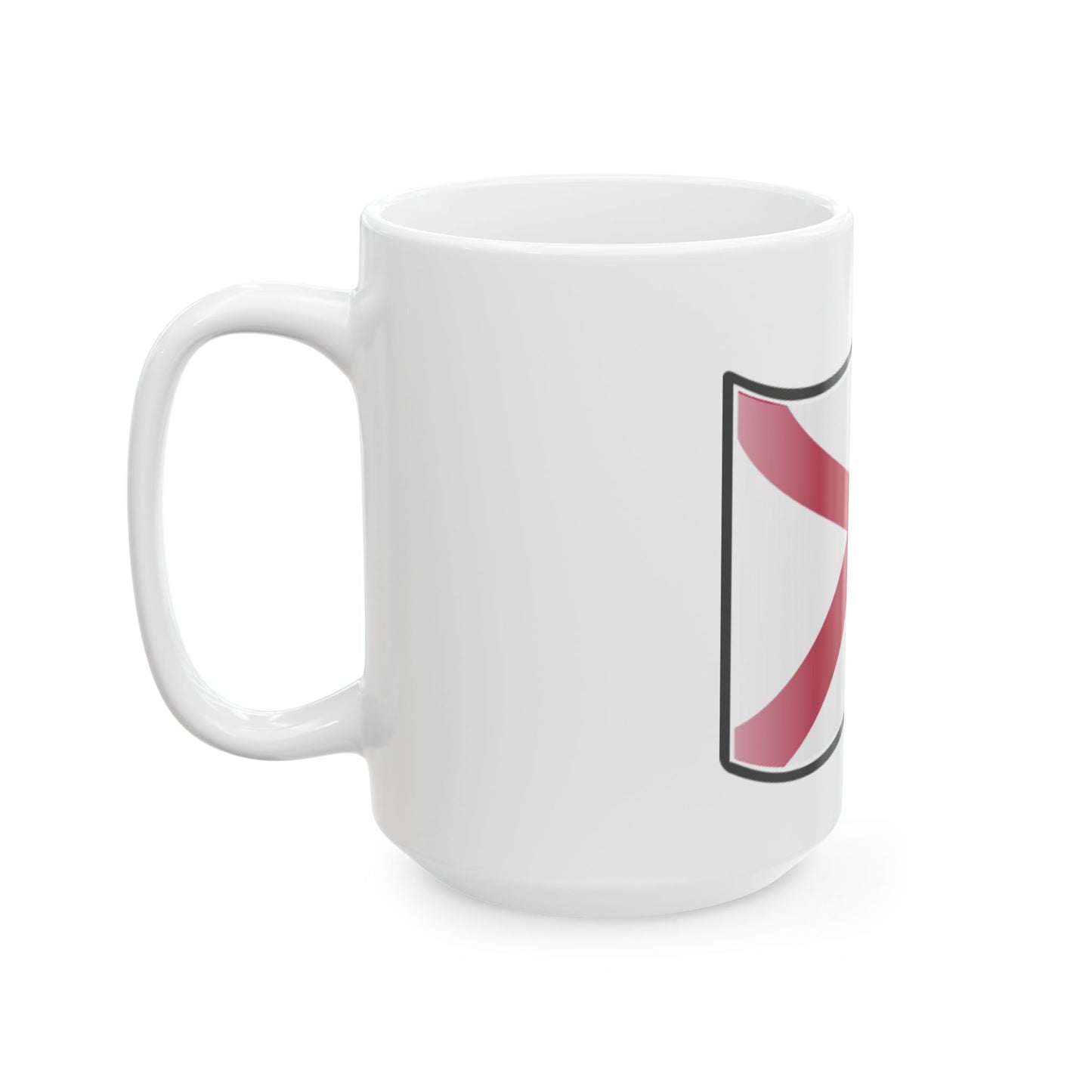 Nuvola Alabama flag (United States) White Coffee Mug