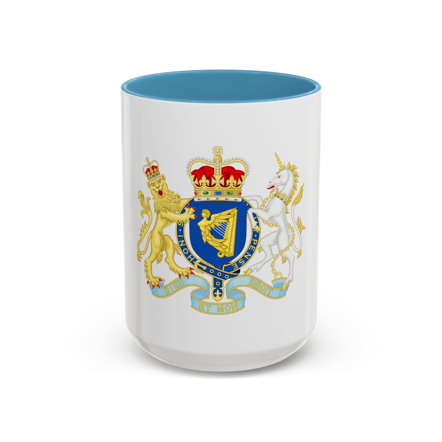 Coat of Arms of The Kingdom Ireland - Accent Coffee Mug