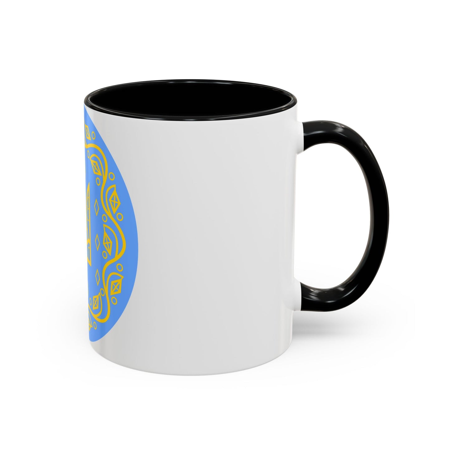 Coat of arms of Ukrainian People's Republic 2 - Accent Coffee Mug