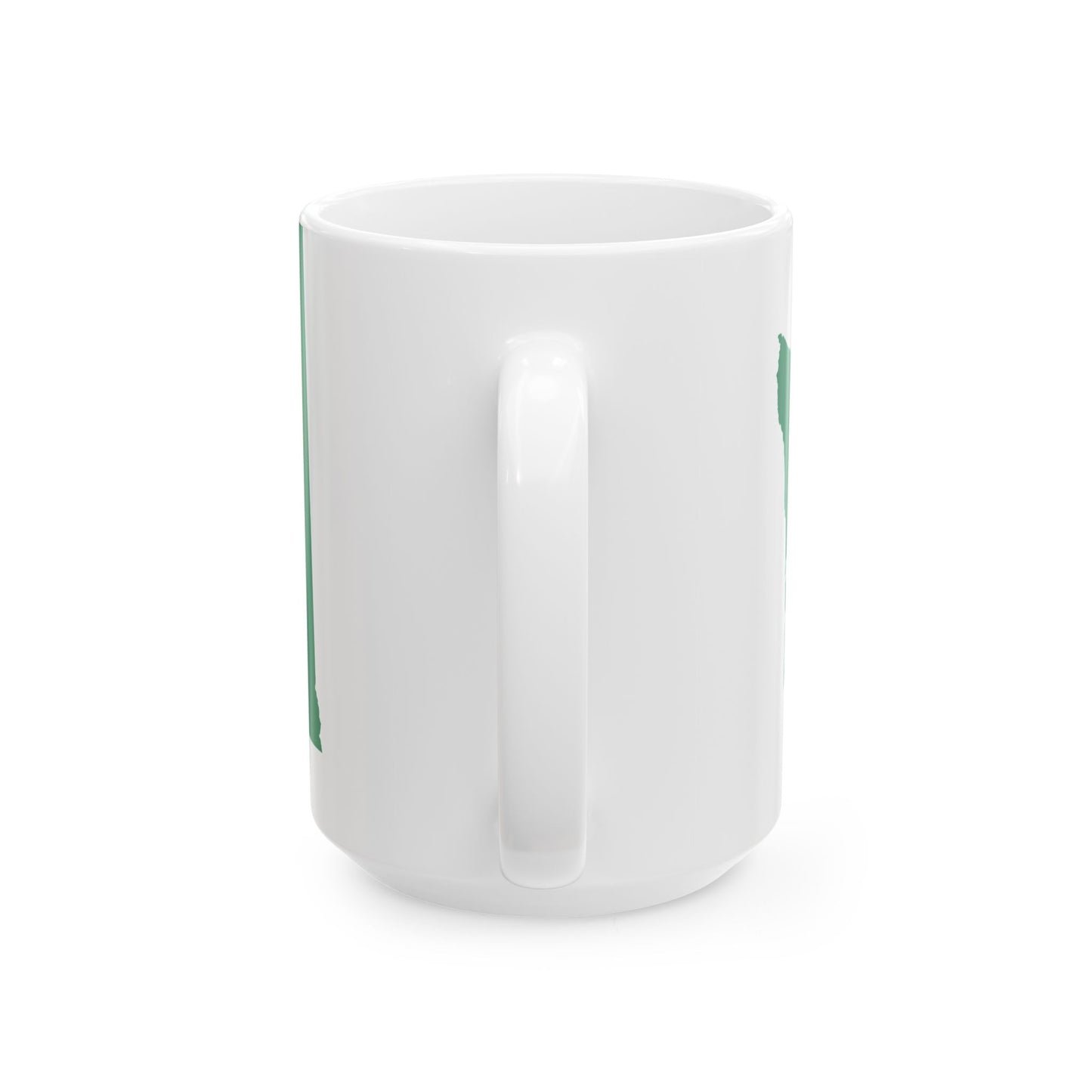 Flag map of Washington (United States) White Coffee Mug