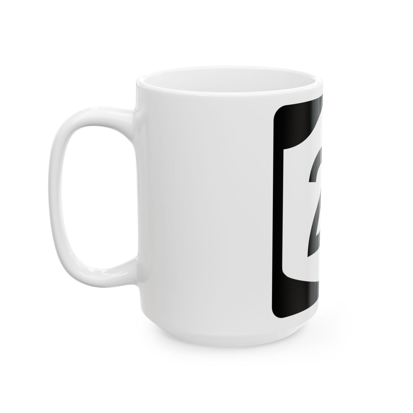 NY-21 (New York) (Road Sign) White Coffee Mug
