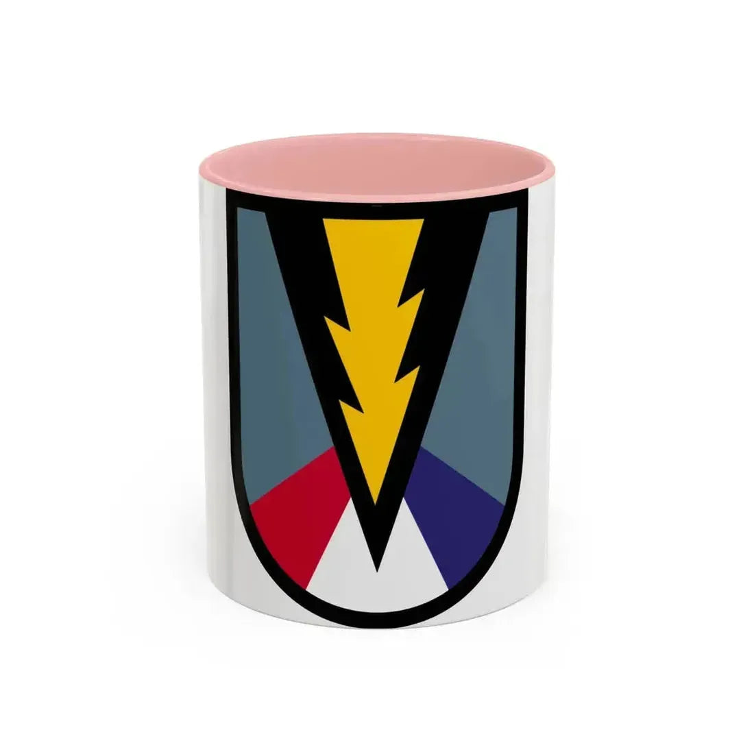 165th Infantry Brigade SSI (U.S. Army) Accent Coffee Mug 11oz Pink - Go Mug Yourself