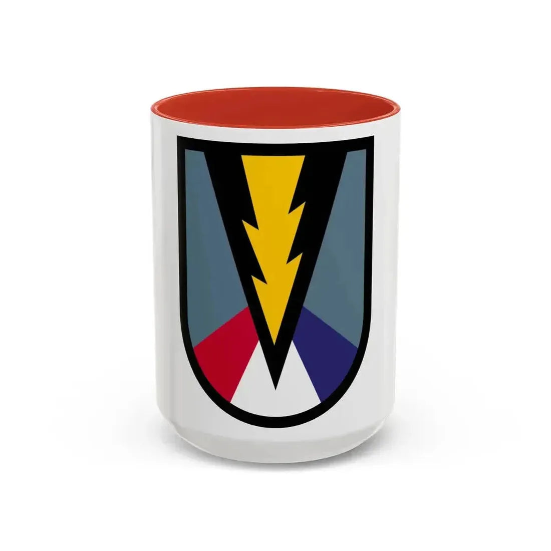 165th Infantry Brigade SSI (U.S. Army) Accent Coffee Mug 15oz Red - Go Mug Yourself