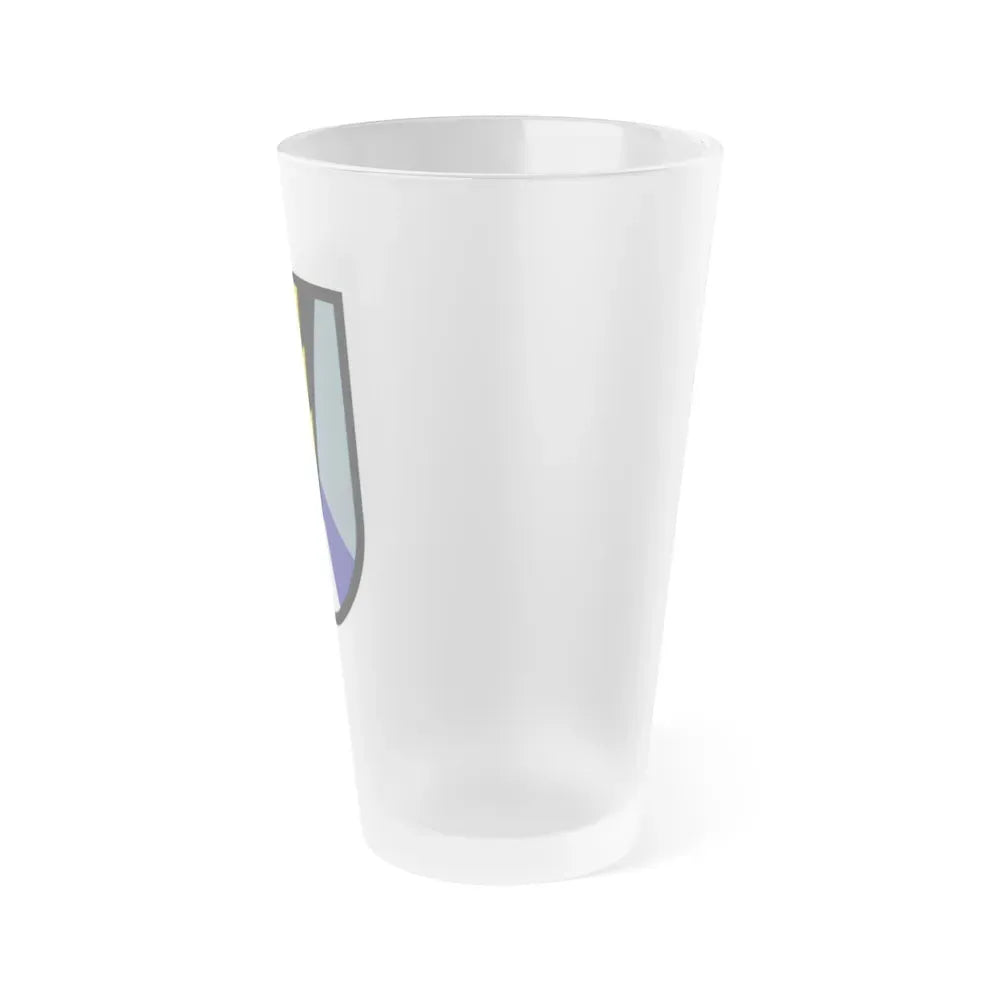 165th Infantry Brigade SSI (U.S. Army) Frosted Pint Glass 16oz - Go Mug Yourself