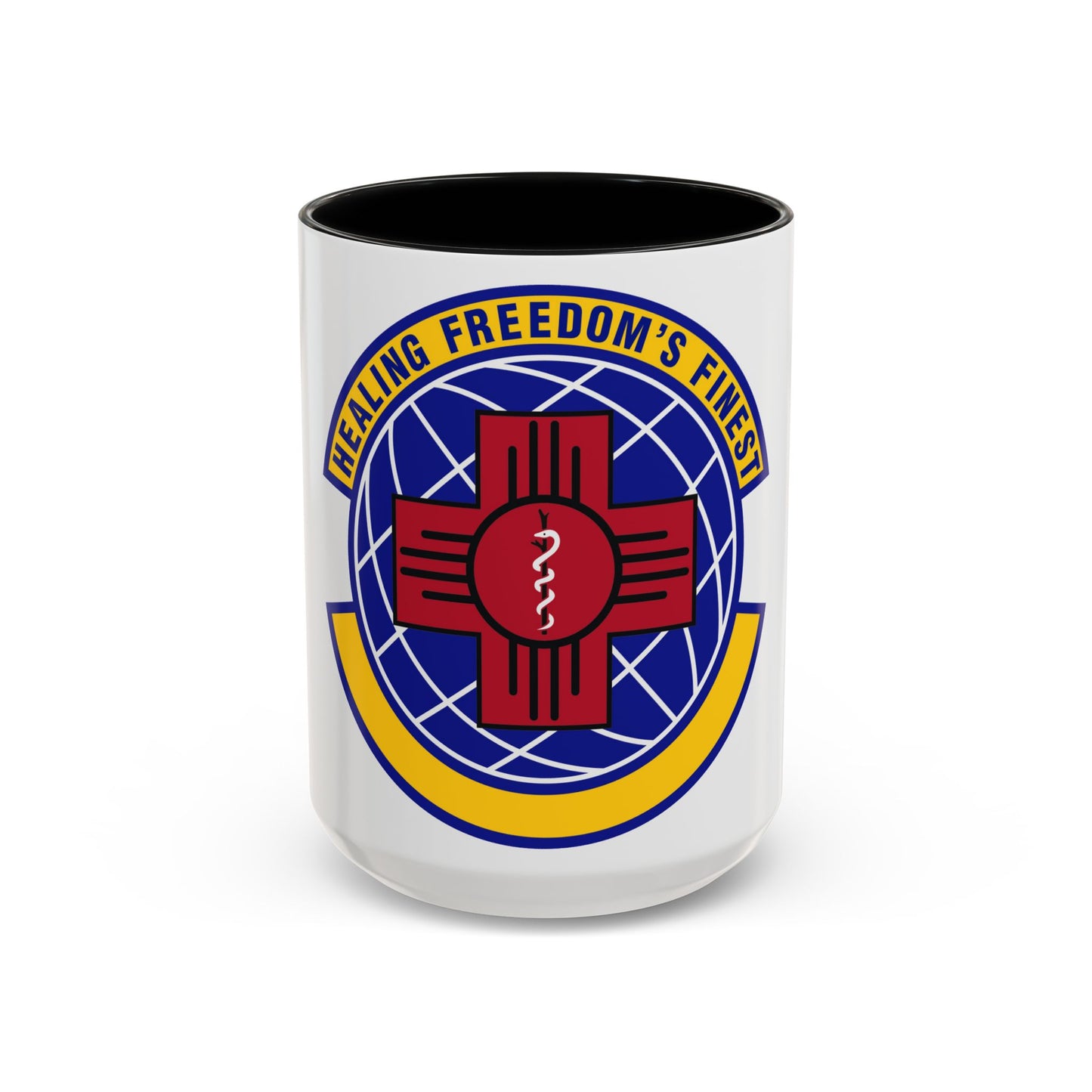 377 Healthcare Operations Squadron AFGSC (U.S. Air Force) Accent Coffee Mug