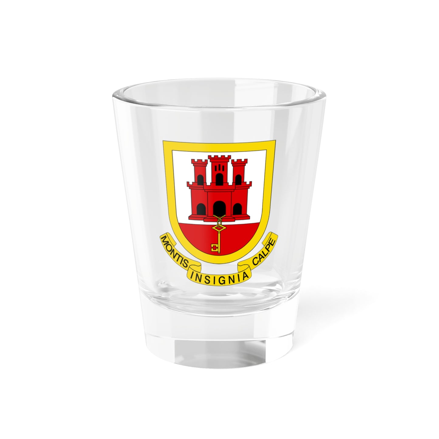 Coat of arms of Gibraltar - Shot Glass 1.5oz