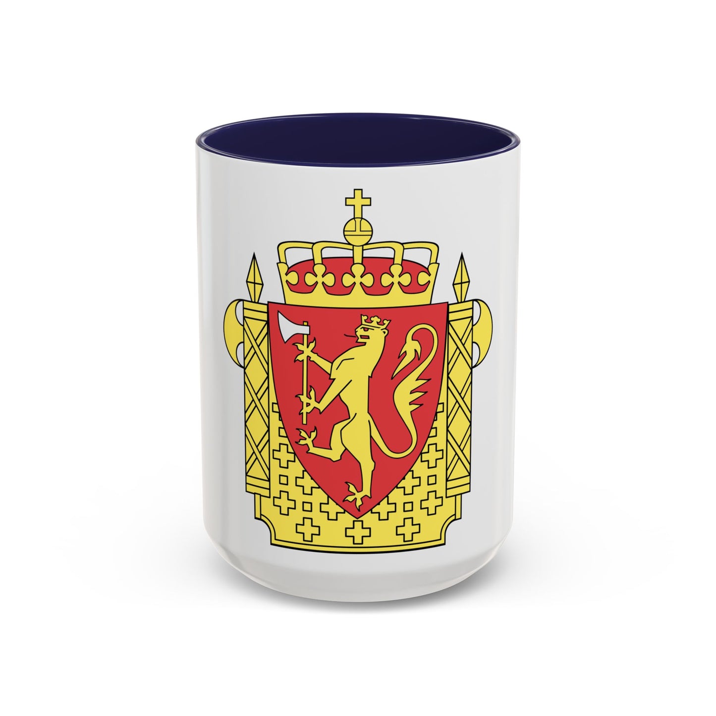 Coat of arms of the Norwegian Police Service - Accent Coffee Mug