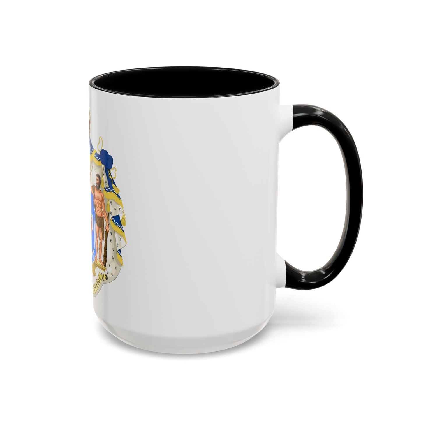 Royal Coat of Arms of Greece (1863-1936) - Accent Coffee Mug