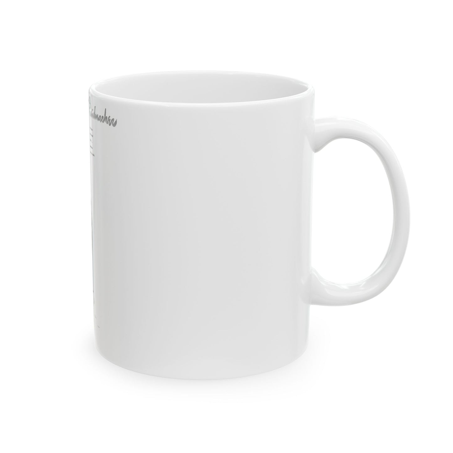 Handmachers fashion illustration (3), 1948 - White Coffee Mug