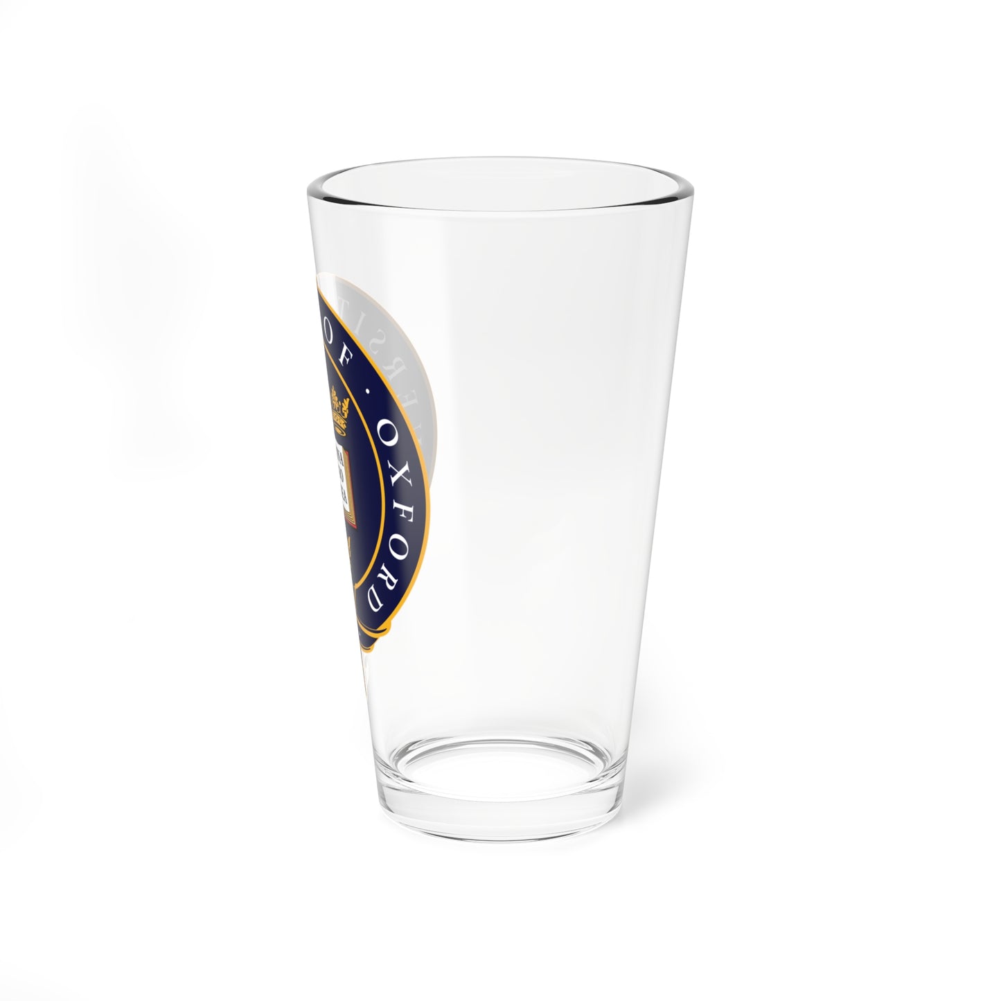 Uni Oxford logo (England) (Coat of Arms) Pint Glass 16oz