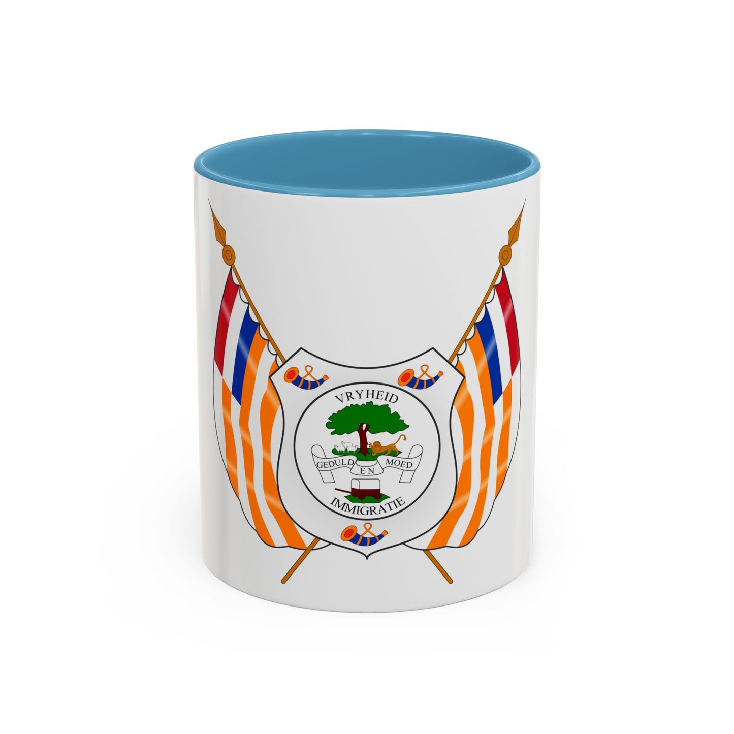 Coat of arms of the Orange Free State - Accent Coffee Mug