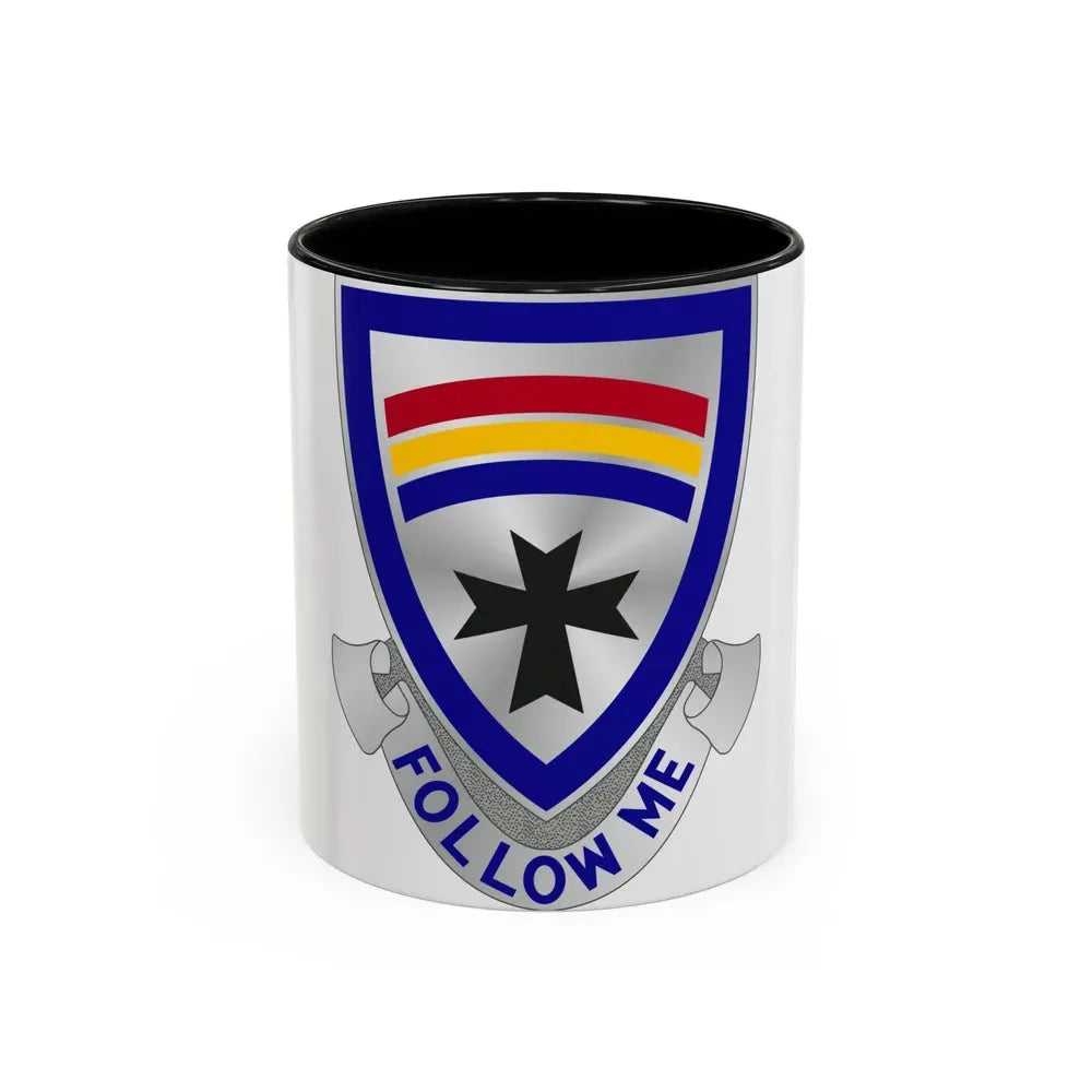 166th Infantry Regiment (U.S. Army) Accent Coffee Mug 11oz Black - Go Mug Yourself