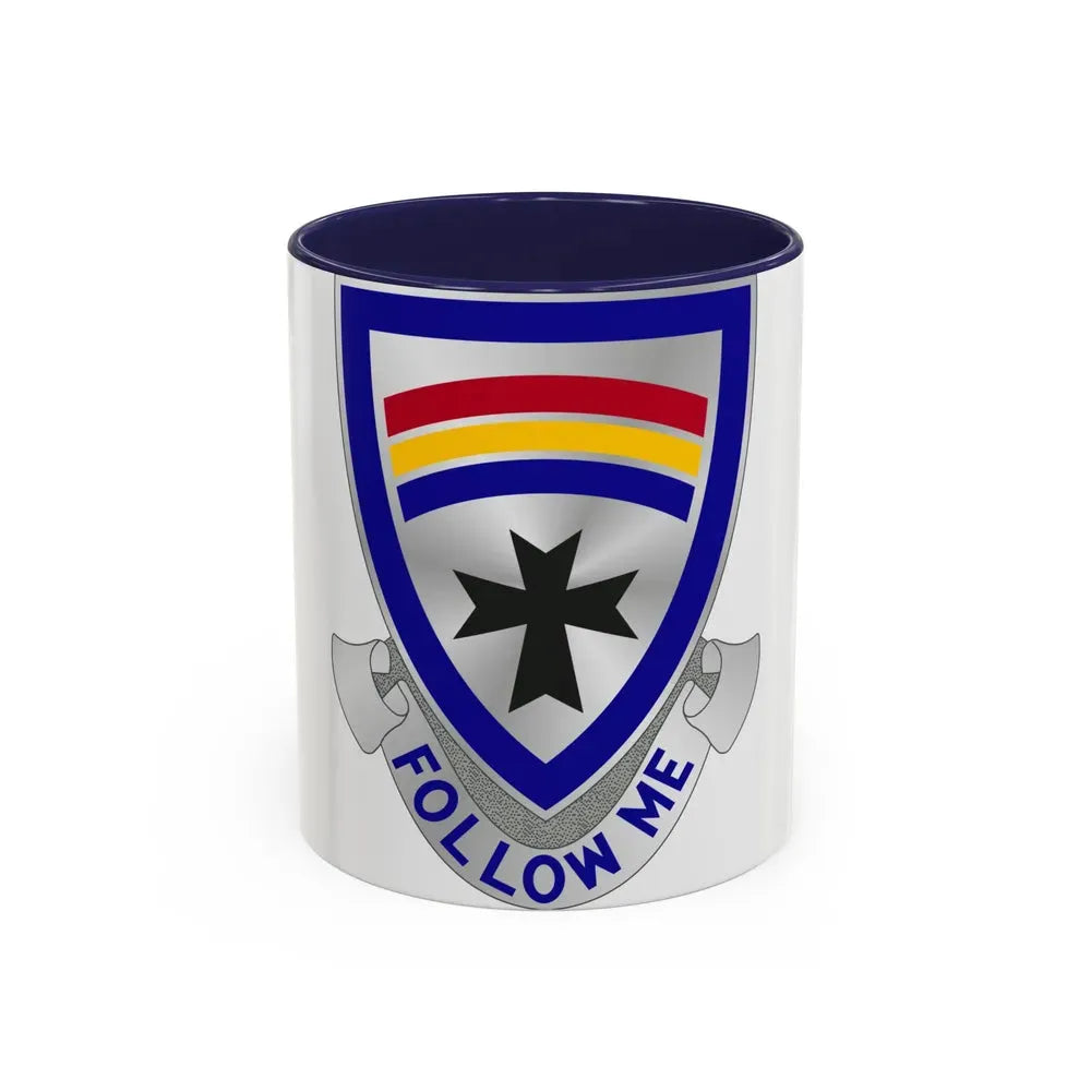 166th Infantry Regiment (U.S. Army) Accent Coffee Mug 11oz Navy - Go Mug Yourself