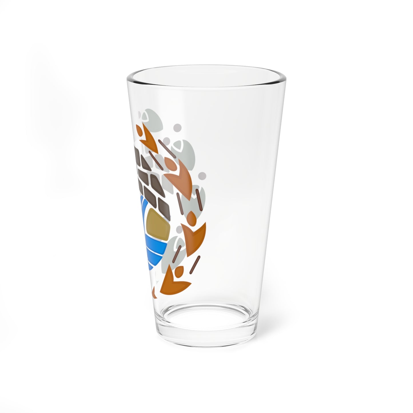 Emblem of Escaldes-Engordany (Andorra) (Coat of Arms) Pint Glass 16oz