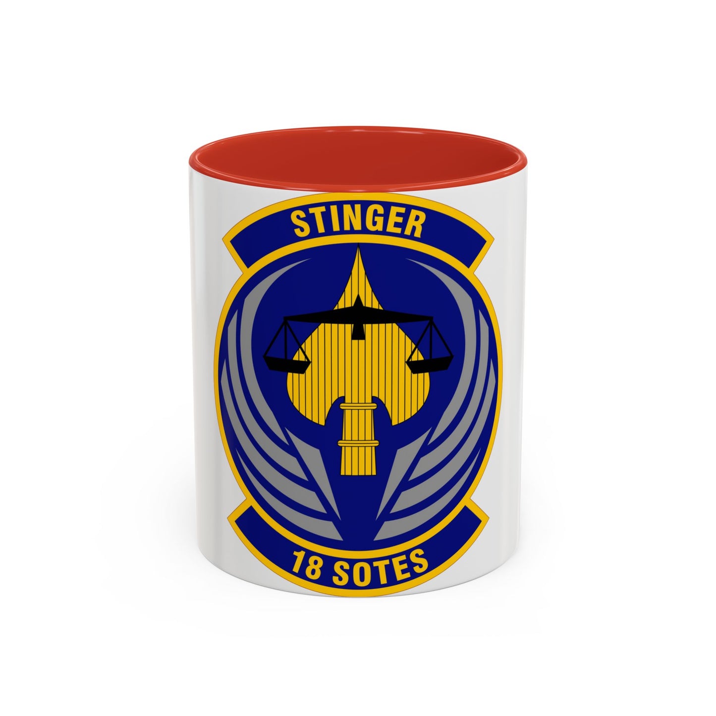 18 Special Operations Test and Evaluation Squadron AFSOC (U.S. Air Force) Accent Coffee Mug
