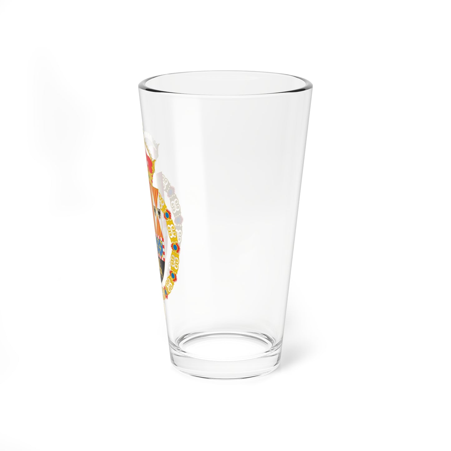 Escudo de Armas de Felipe II de España (Spain) (Coat of Arms) Pint Glass 16oz