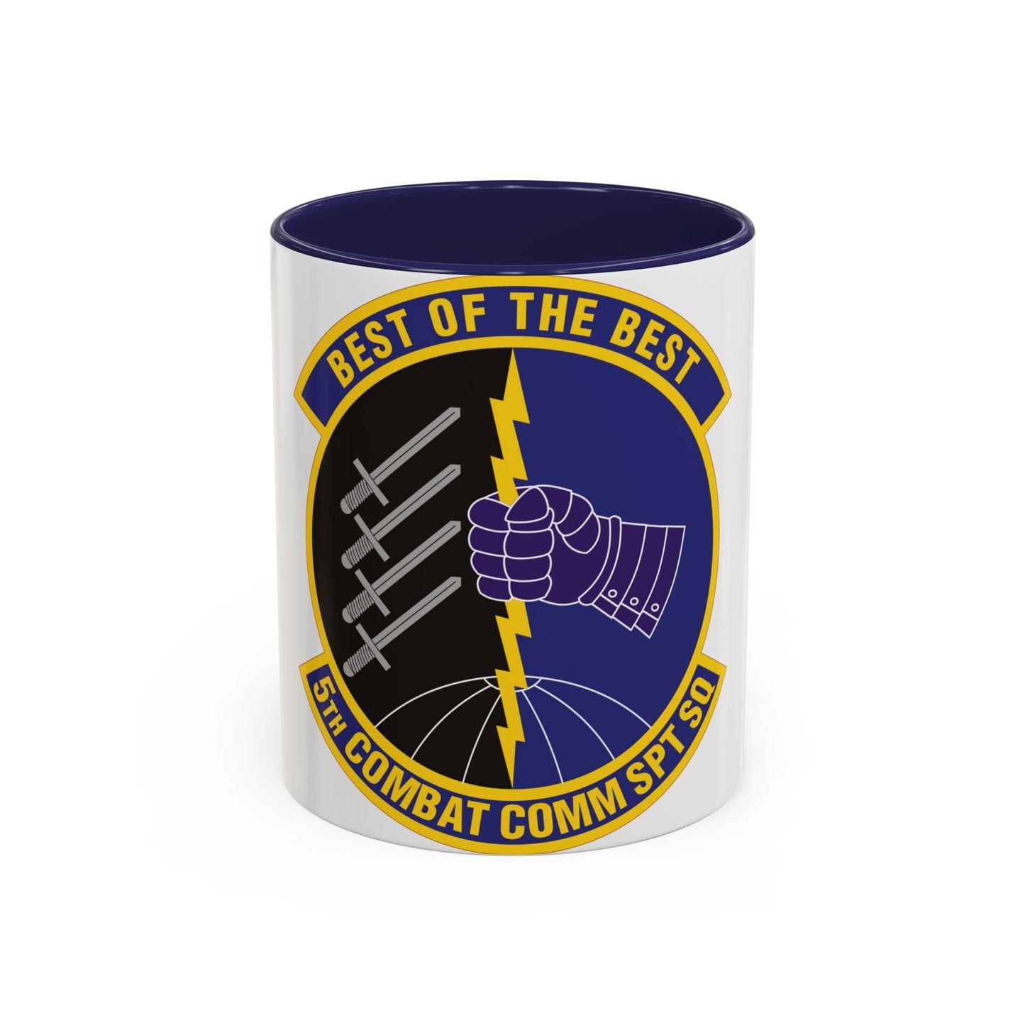 5 Combat Communications Support Squadron ACC (U.S. Air Force) Accent Coffee Mug