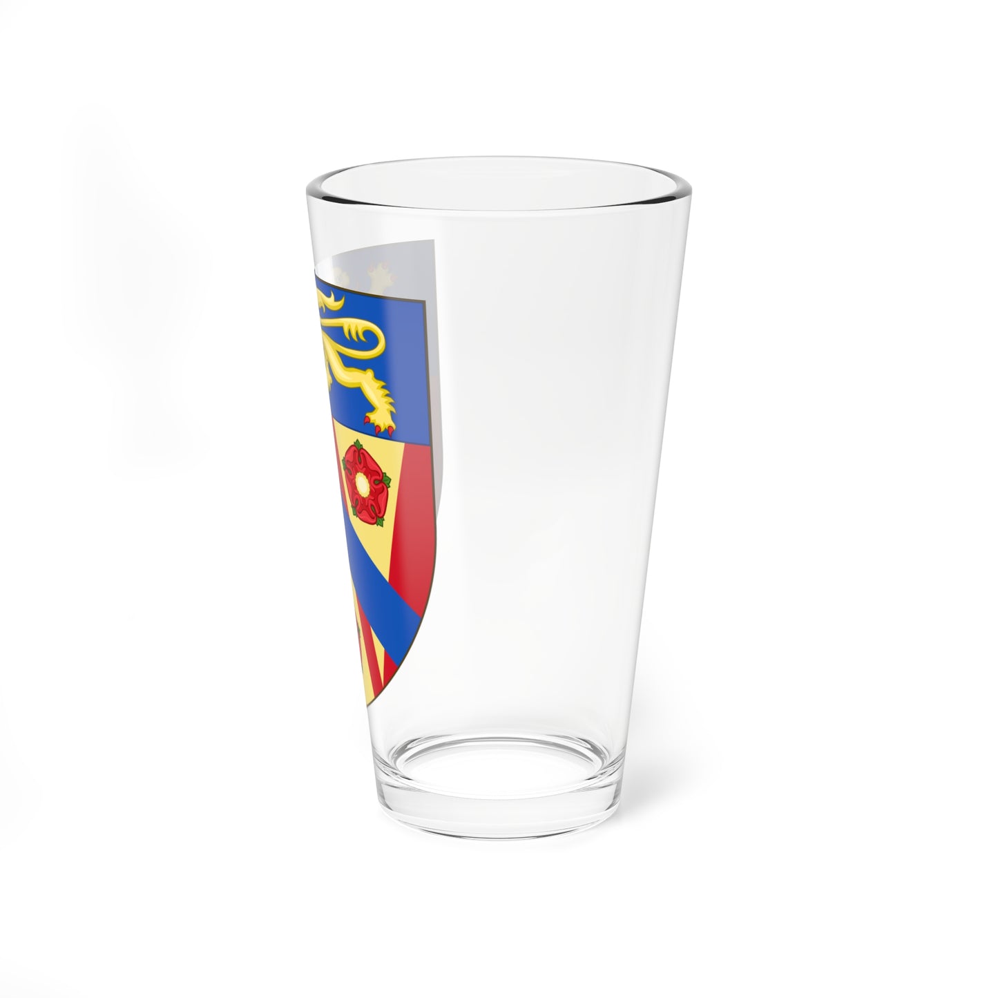 Shield of County College Lancaster (England) (Coat of Arms) Pint Glass 16oz