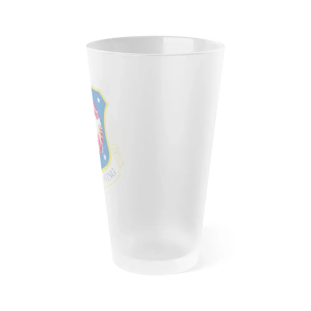 167th Airlift Wing (U.S. Air Force) Frosted Pint Glass 16oz - Go Mug Yourself