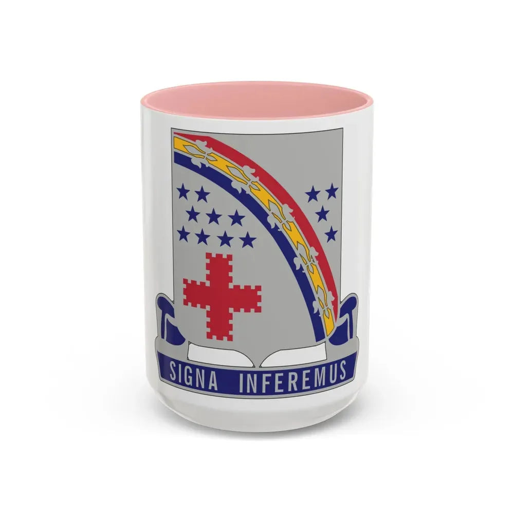 167th Infantry Regiment (U.S. Army) Accent Coffee Mug 15oz Pink - Go Mug Yourself