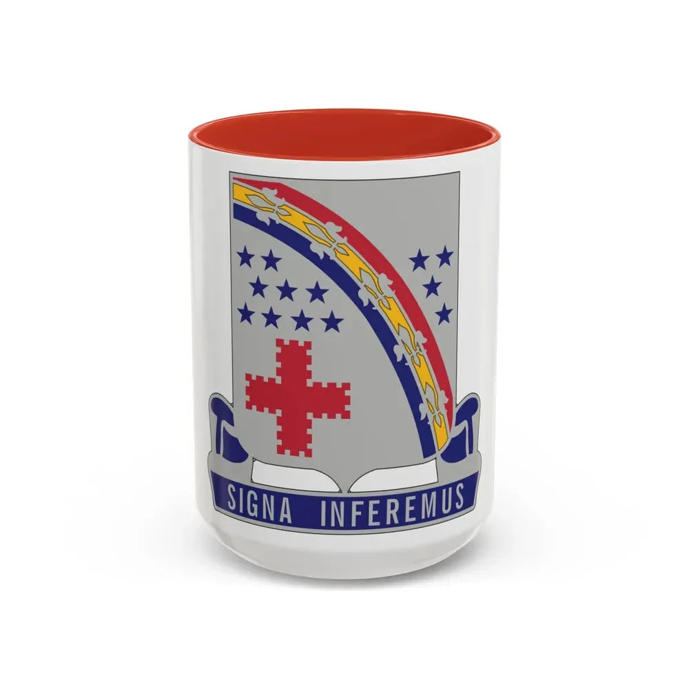 167th Infantry Regiment (U.S. Army) Accent Coffee Mug 15oz Red - Go Mug Yourself